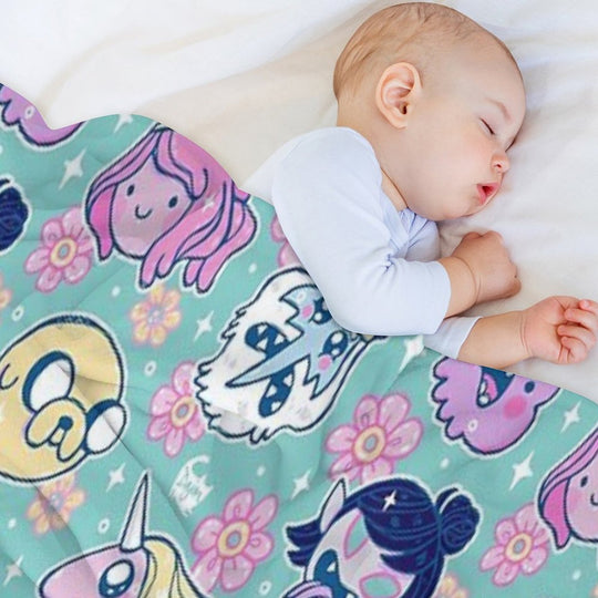 Adventure Time Friends 1 - REMASTERED - Versatility Throw Blanket