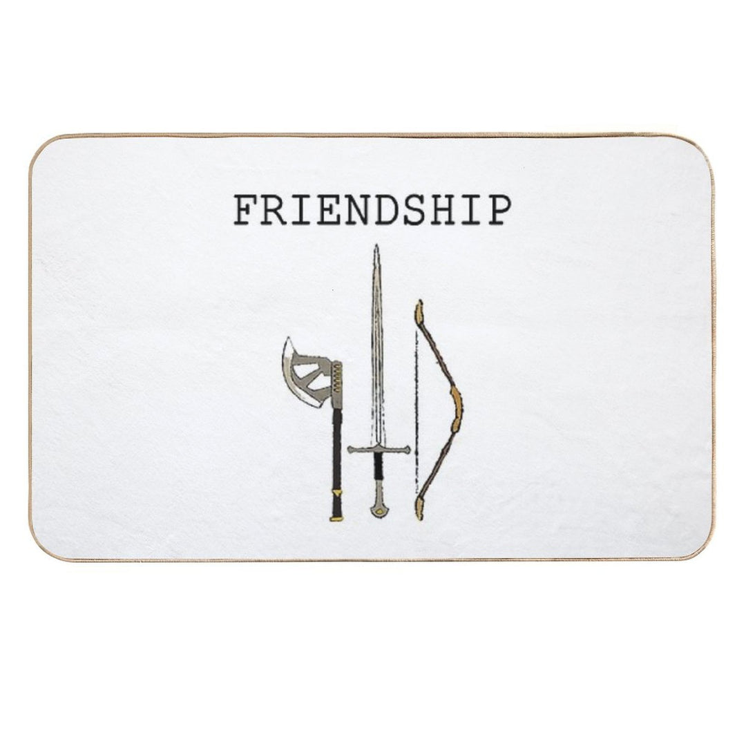 Weapons - Friendship  Eco-Friendly Bath Mat