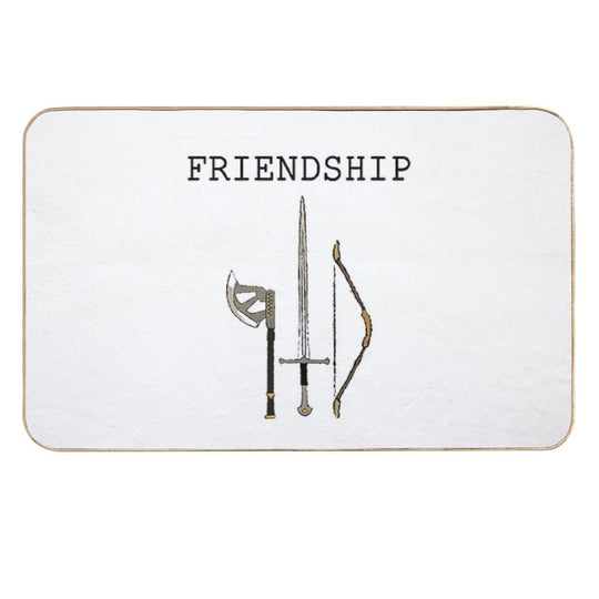 Weapons - Friendship  Eco-Friendly Bath Mat