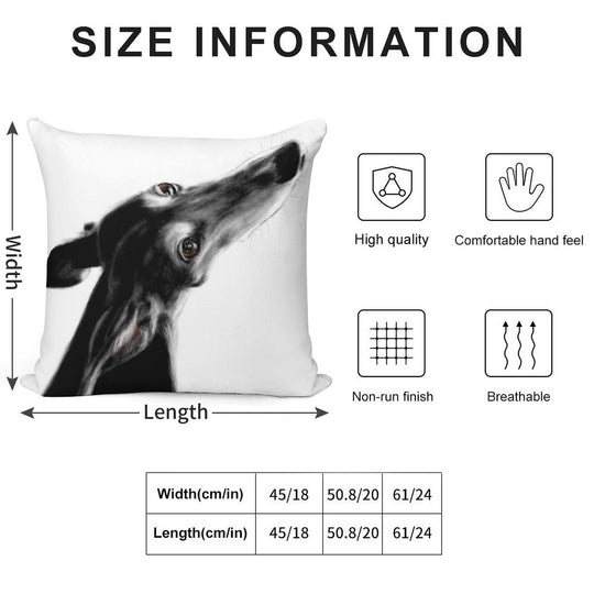 Always There II White Soft Home Decor Throw Pillow