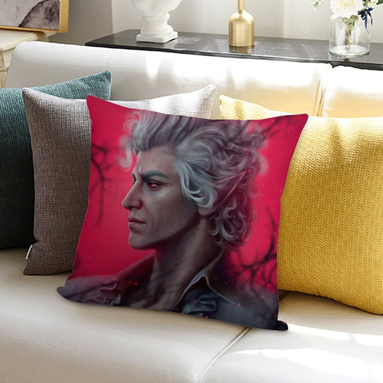 Astarion Soft Washable Throw Pillow