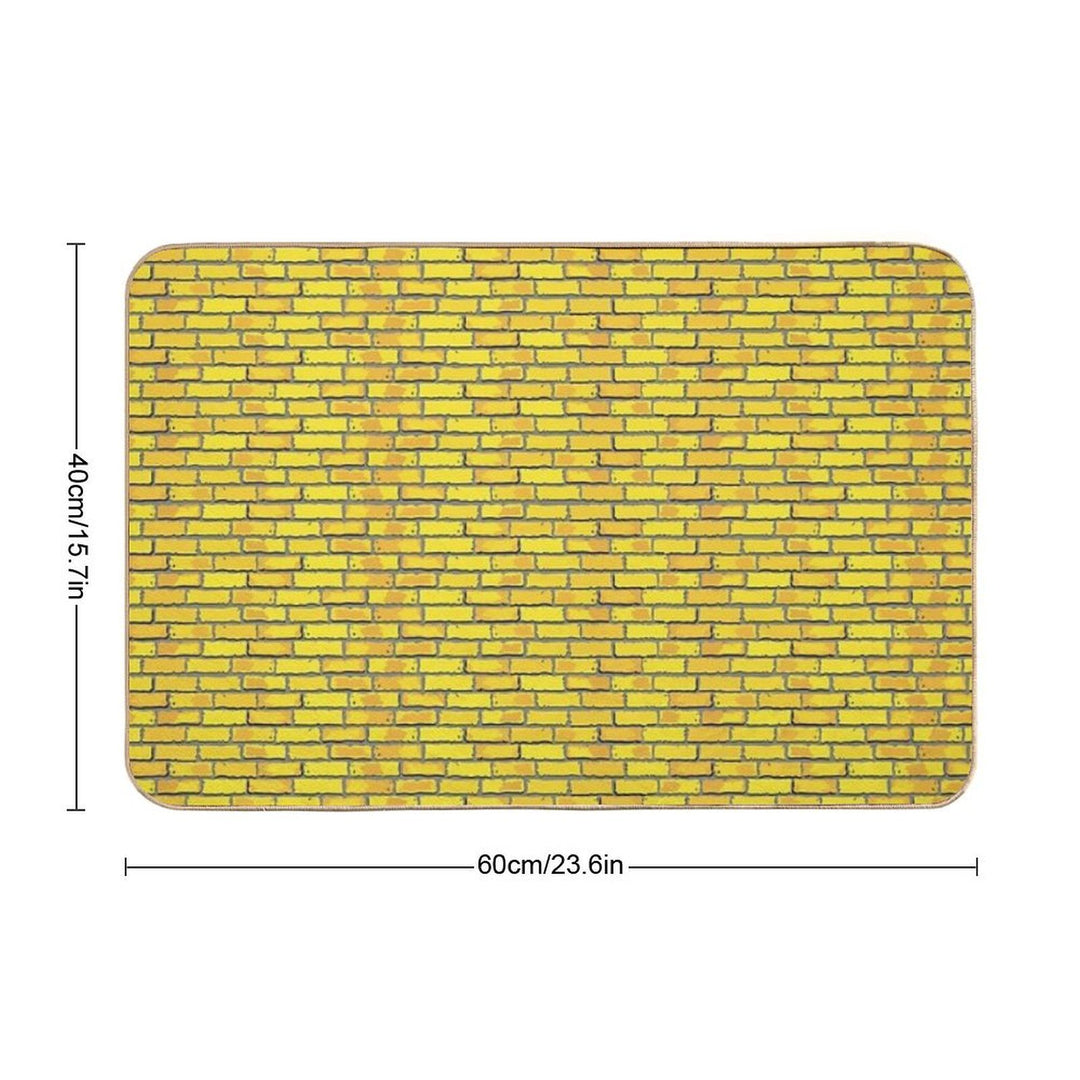 Yellow Brick Road  Rapid-Drying Bath Mat