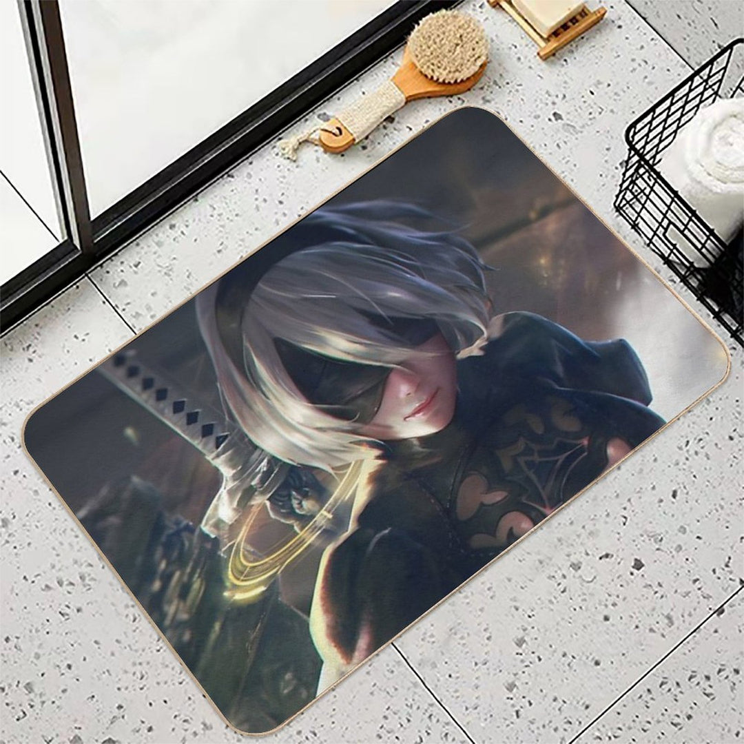 Yorha - Nier Automata  Easy Maintenance Bath Mat