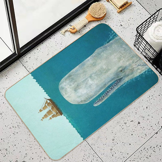 The Whale  Easy Maintenance Bath Mat