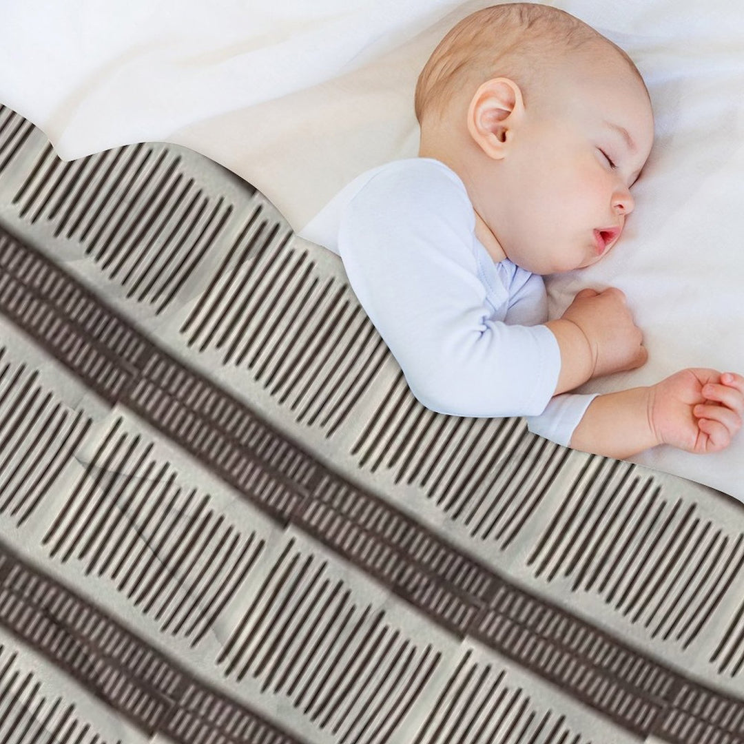 Wood Pattern (Indian Art) Velvety-soft Throw Blanket