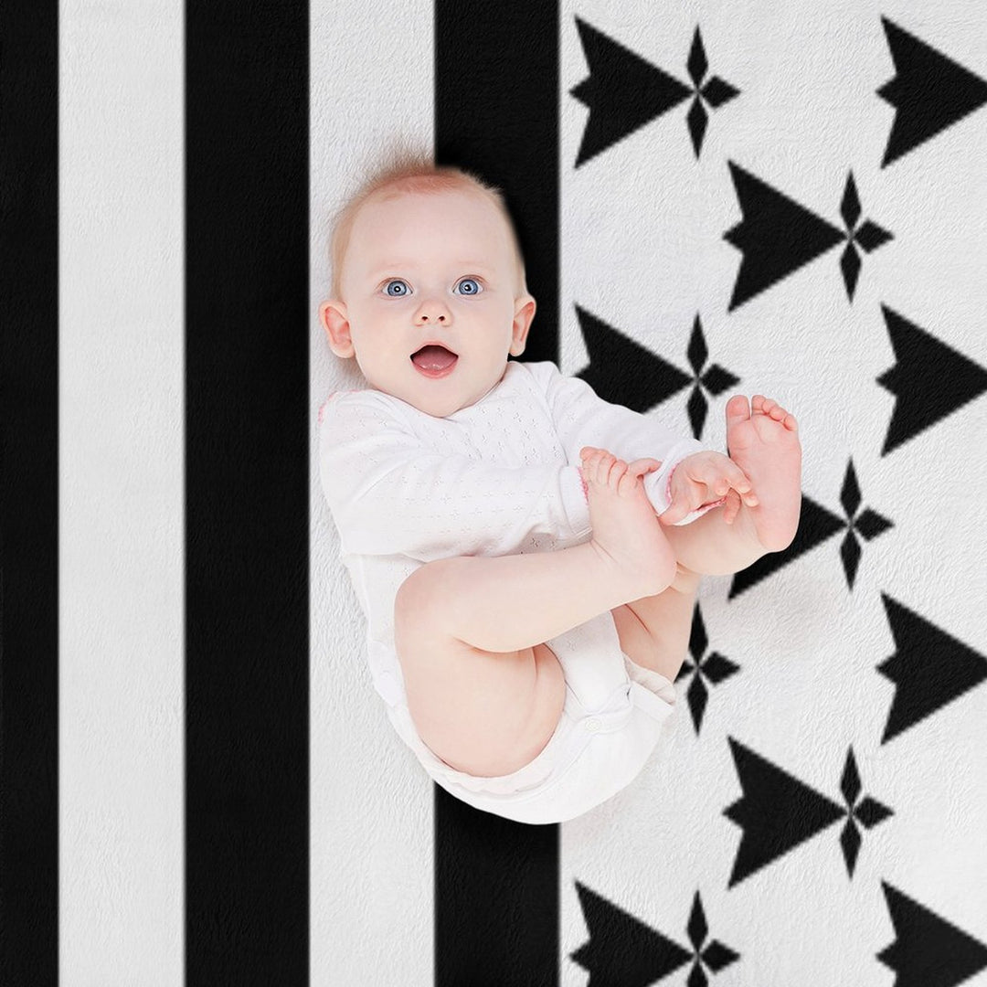 BZH - Breizh - Bretagne - Brittany France Anti-pilling Throw Blanket