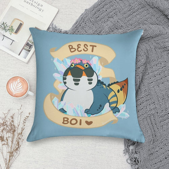 Dodogama Best Boi (MonHun World) Soft Easy Maintenance Throw Pillow