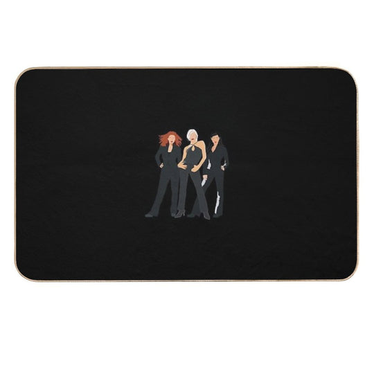 Charlie's Angels - Pop Art  Fade-Resistant Bath Mat