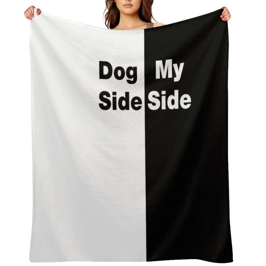 Dog Side My Side Anti-pilling Throw Blanket