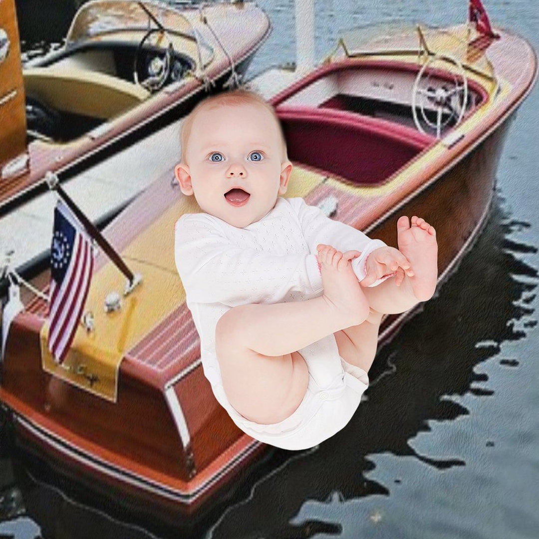 Photo of A Chris Craft Riviera Comfort Throw Blanket