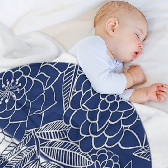 FIT Blooms Sustainable Throw Blanket