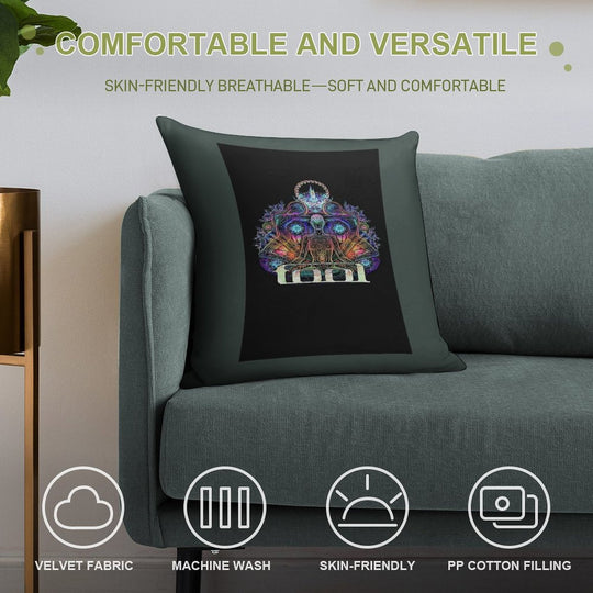 Best Ghostface Soft Skin-Friendly Throw Pillow