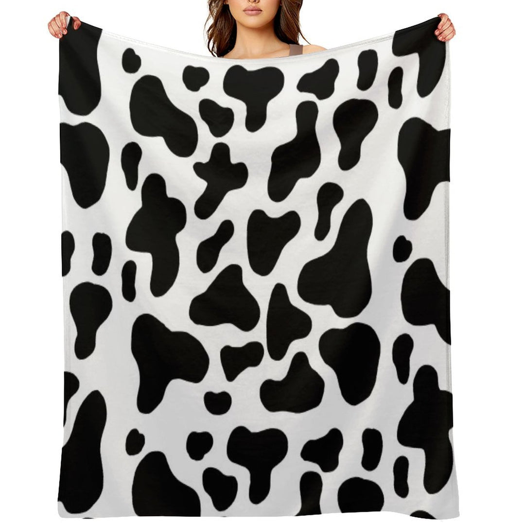 Cow Print All-season Throw Blanket