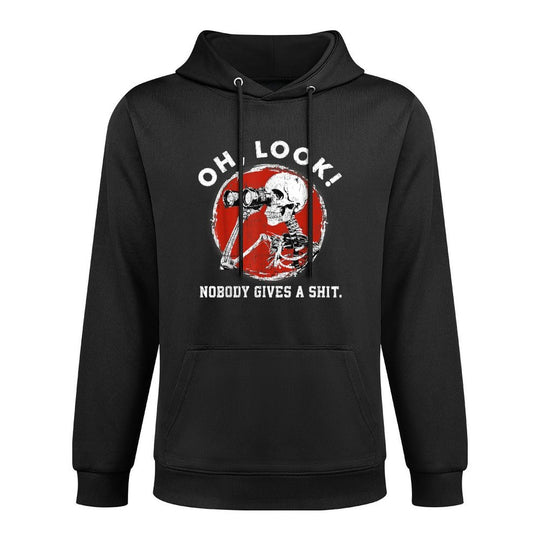 Oh Look Nobody Gives A Skeleton Funny Generation X Layering Staple Hoodie