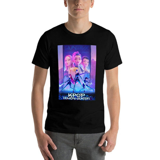 Kpop Demon Hunters Movie Poster  Polyester Blend T-Shirt