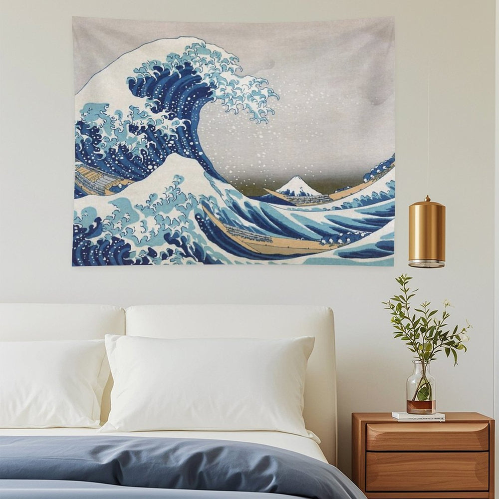 Under The Wave Off Kanagawa - The Great Wave - Katsushika Hokusai Tapestry