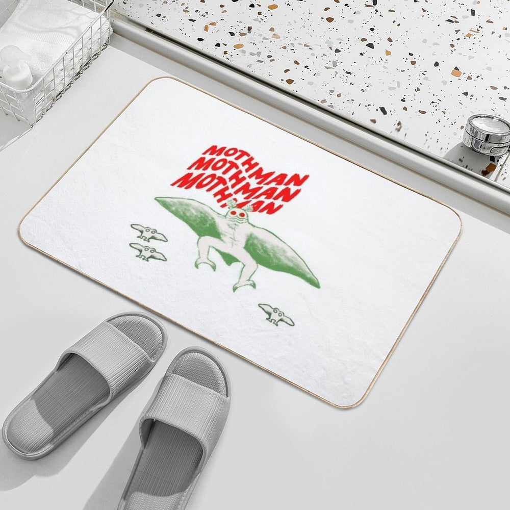 Mothman T-ShirtMothman Mothman Mothman  Fade-Resistant Bath Mat