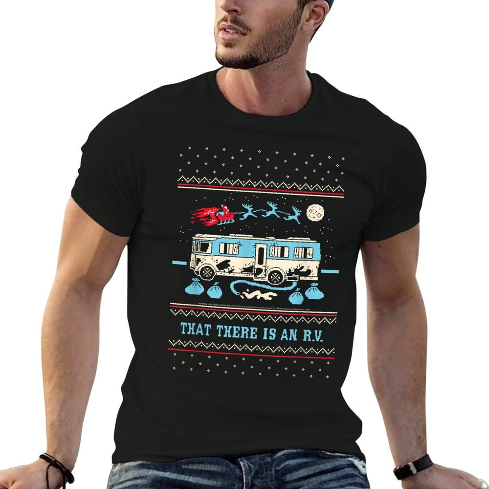 Christmas Vacation That There Is An RV Ugly Sweater Holiday  Eco-friendly Material T-Shirt
