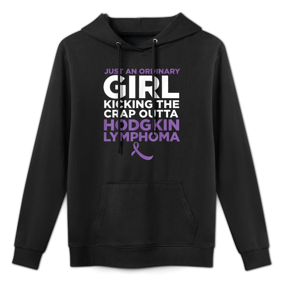Hodgkin Lymphoma - Gift for Cancer Patient Female Machine Washable Hoodie