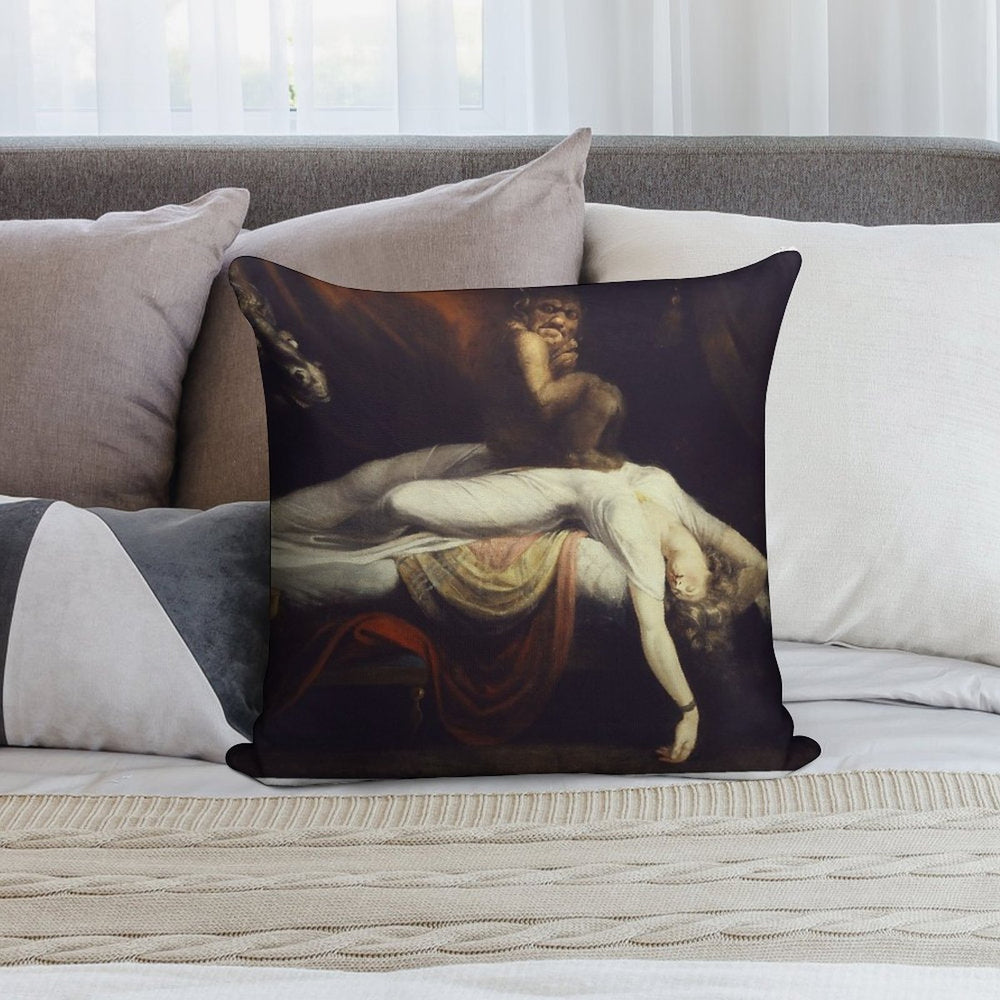 Henry Fuseli - The Nightmare1781 Soft Warmth Comfort Throw Pillow