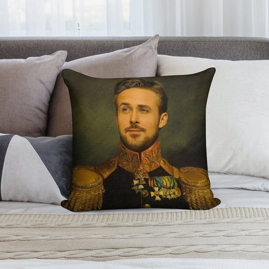 Ryan Gosling Soft Gift Ready Throw Pillow