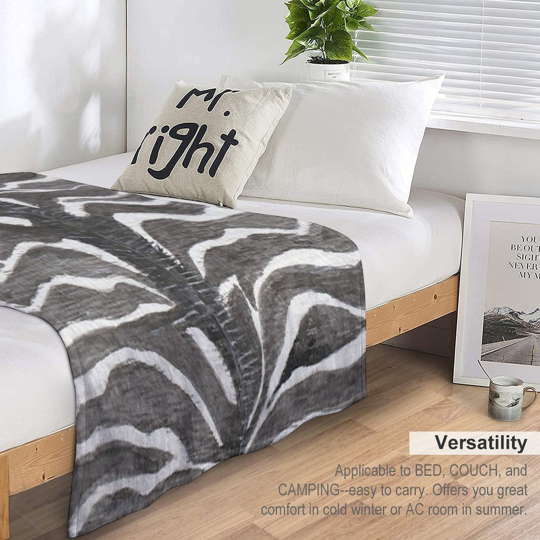 Zebra Comfort Throw Blanket