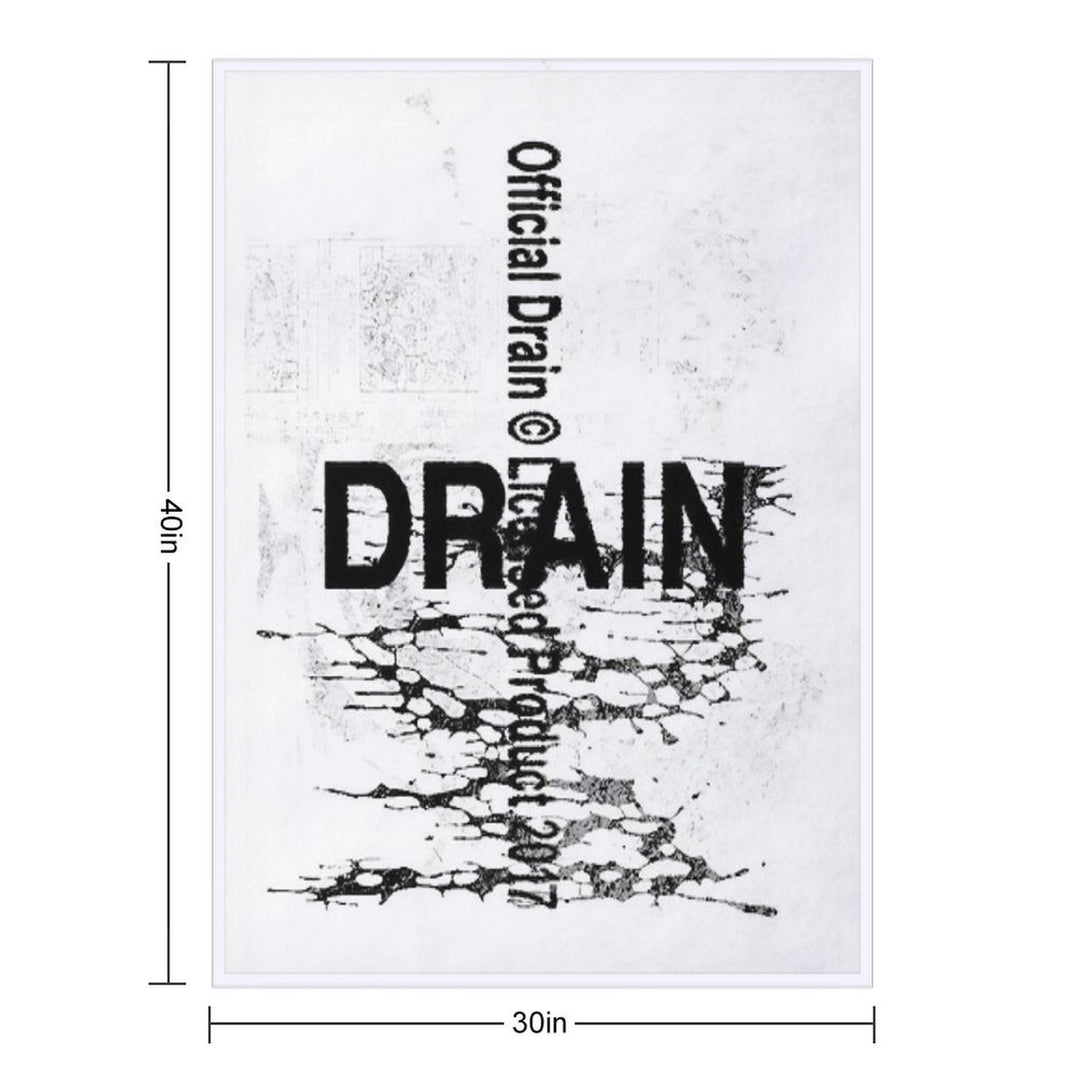 Drain Gang Logo Merch Lightweight Throw Blanket