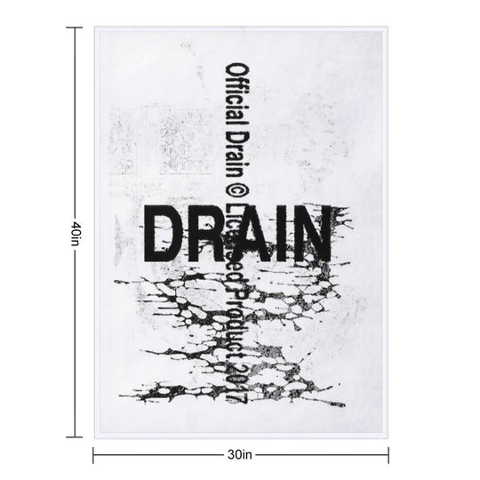 Drain Gang Logo Merch Lightweight Throw Blanket