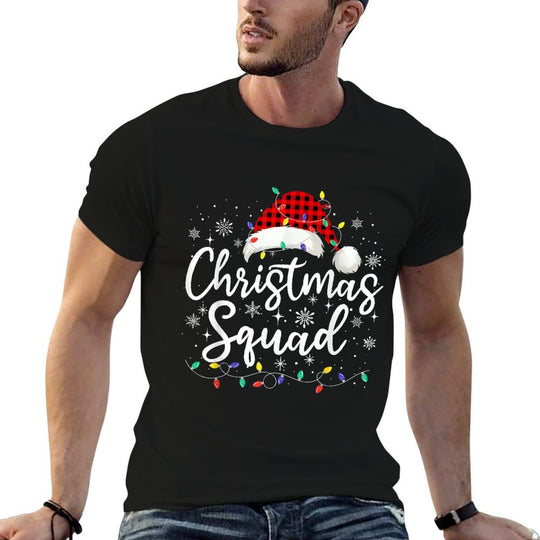 Christmas Squad Family Group Matching Christmas Pajama Party  Easy-care T-Shirt