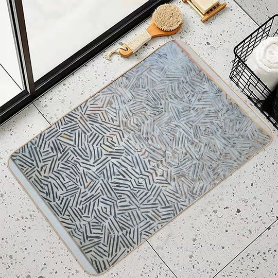 Jasper Johns  Dirt-Trapping Bath Mat