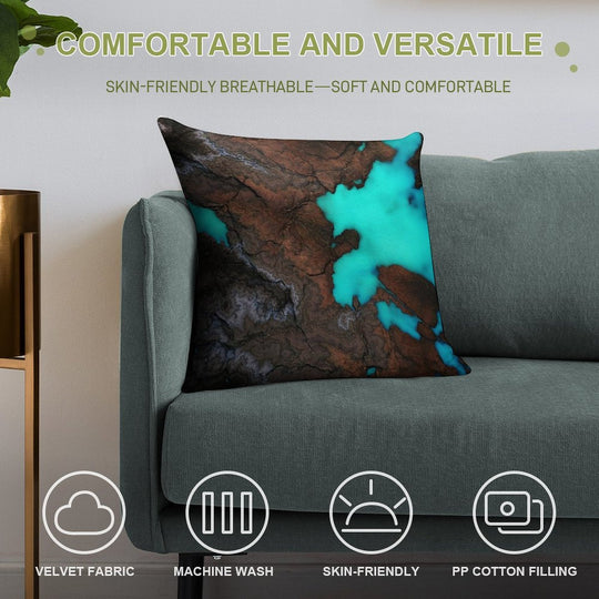 GeoScape7 Soft Warmth Comfort Throw Pillow