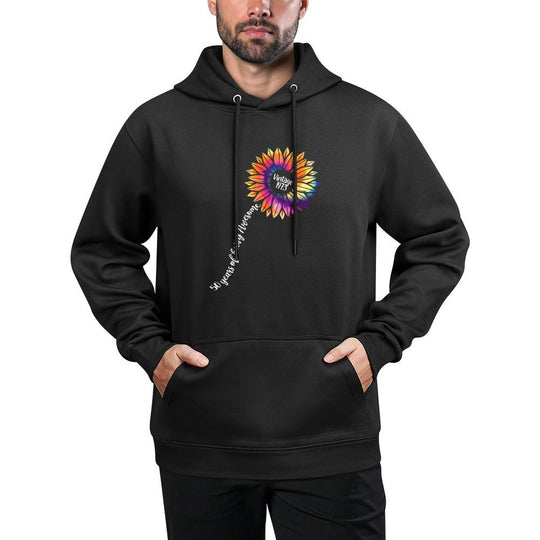 50th Birthday 1973 Vintage 50 Years of Being Awesome Tie Dye Breathable Fabric Hoodie
