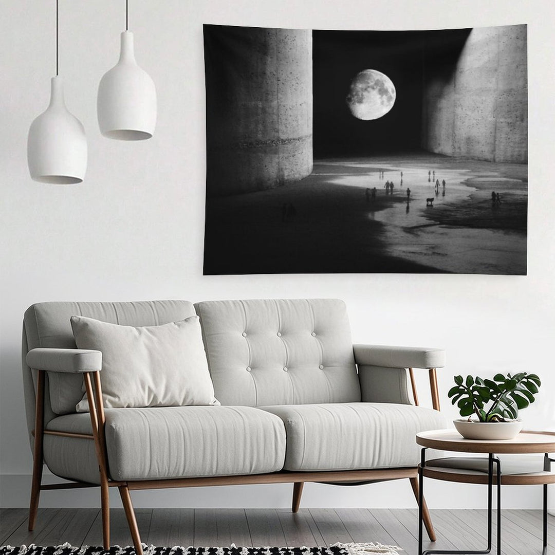 To The Moon Tapestry