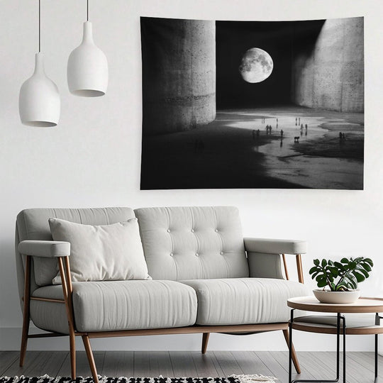 To The Moon Tapestry