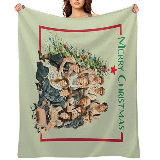 The Walton Family Christmas Shrink-resistant Throw Blanket