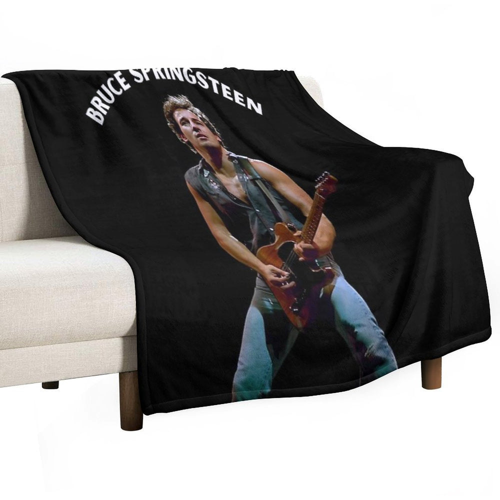 Bruce Springsteen = Born In The USA Lightweight Throw Blanket