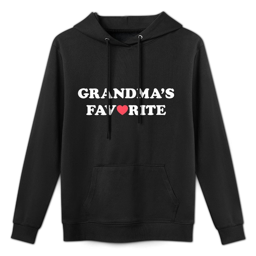 Grandmas Favorite (with Red Heart) Unisex Design Hoodie
