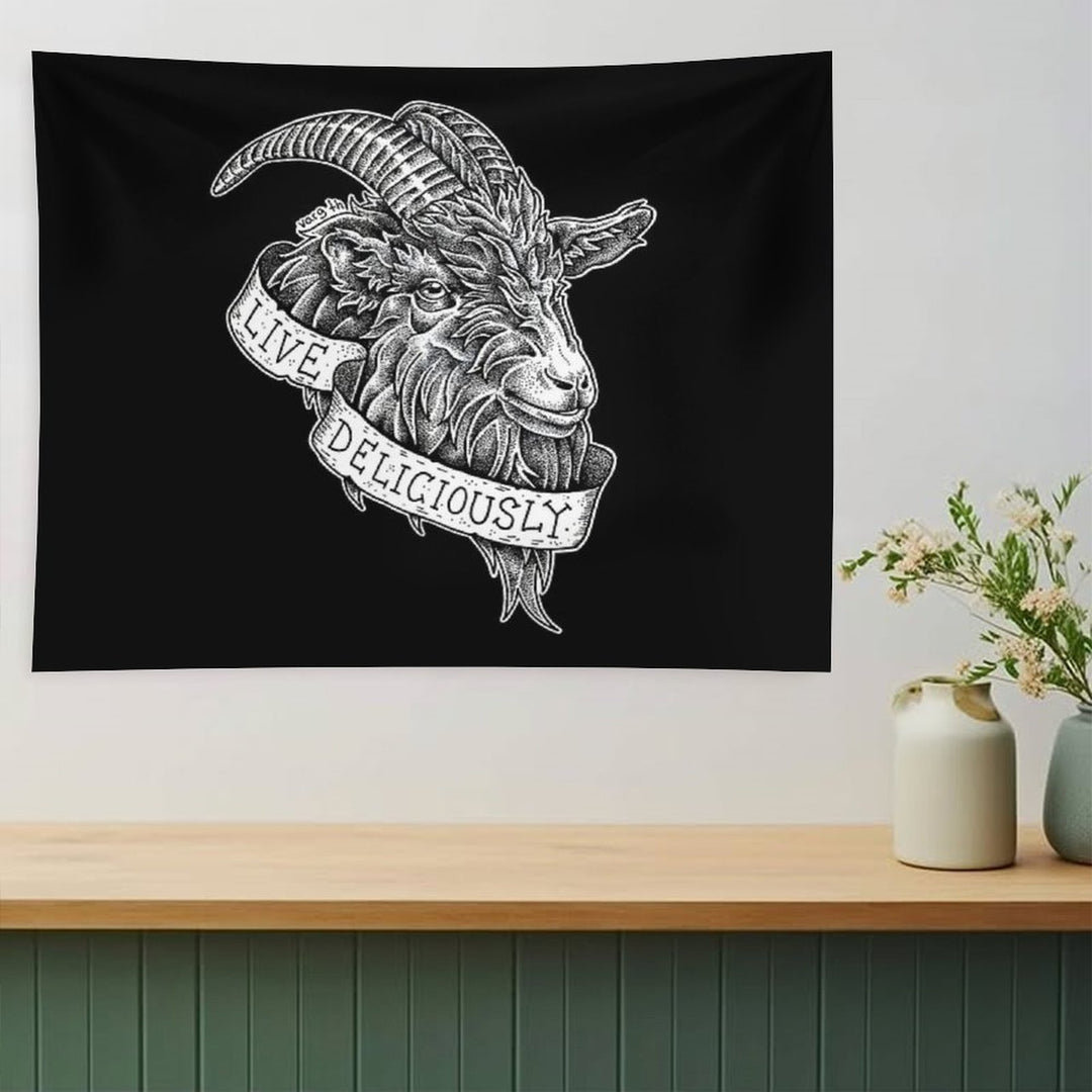 Live Deliciously Tapestry