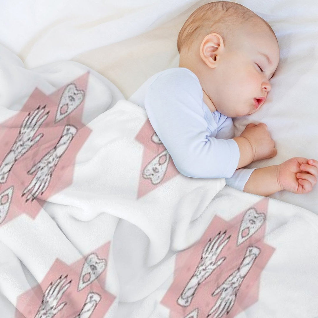 Ouija Hands Plush Throw Blanket