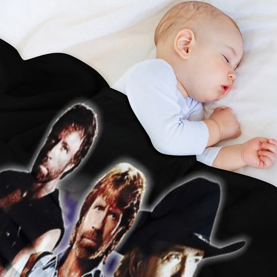 Chuck Norris GOAT All-season Throw Blanket