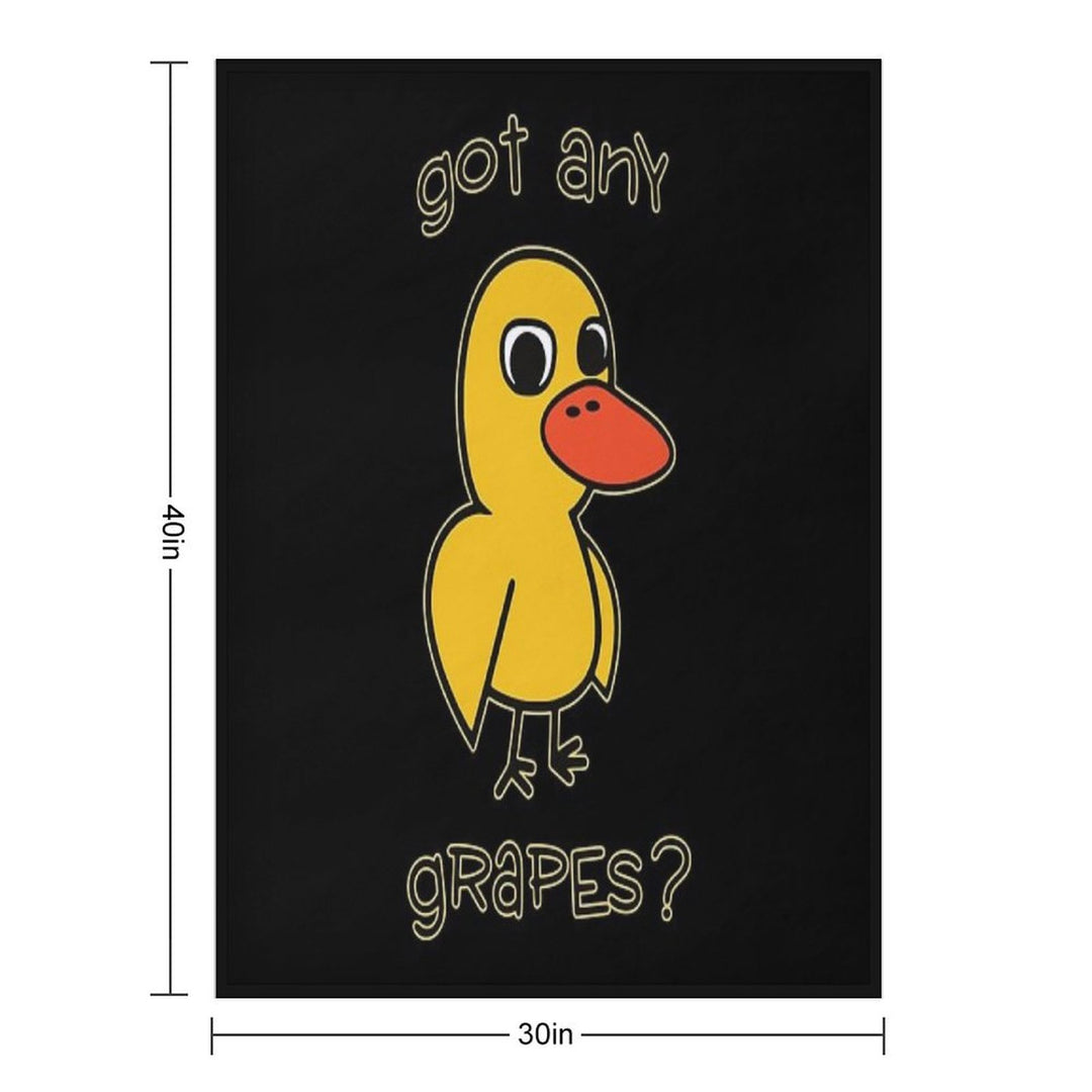 Got Any Grapes Travel-friendly Throw Blanket