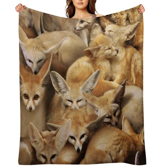 Fennecs Quick-dry Throw Blanket