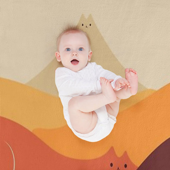 Cat Landscape 87 Eco-conscious Throw Blanket