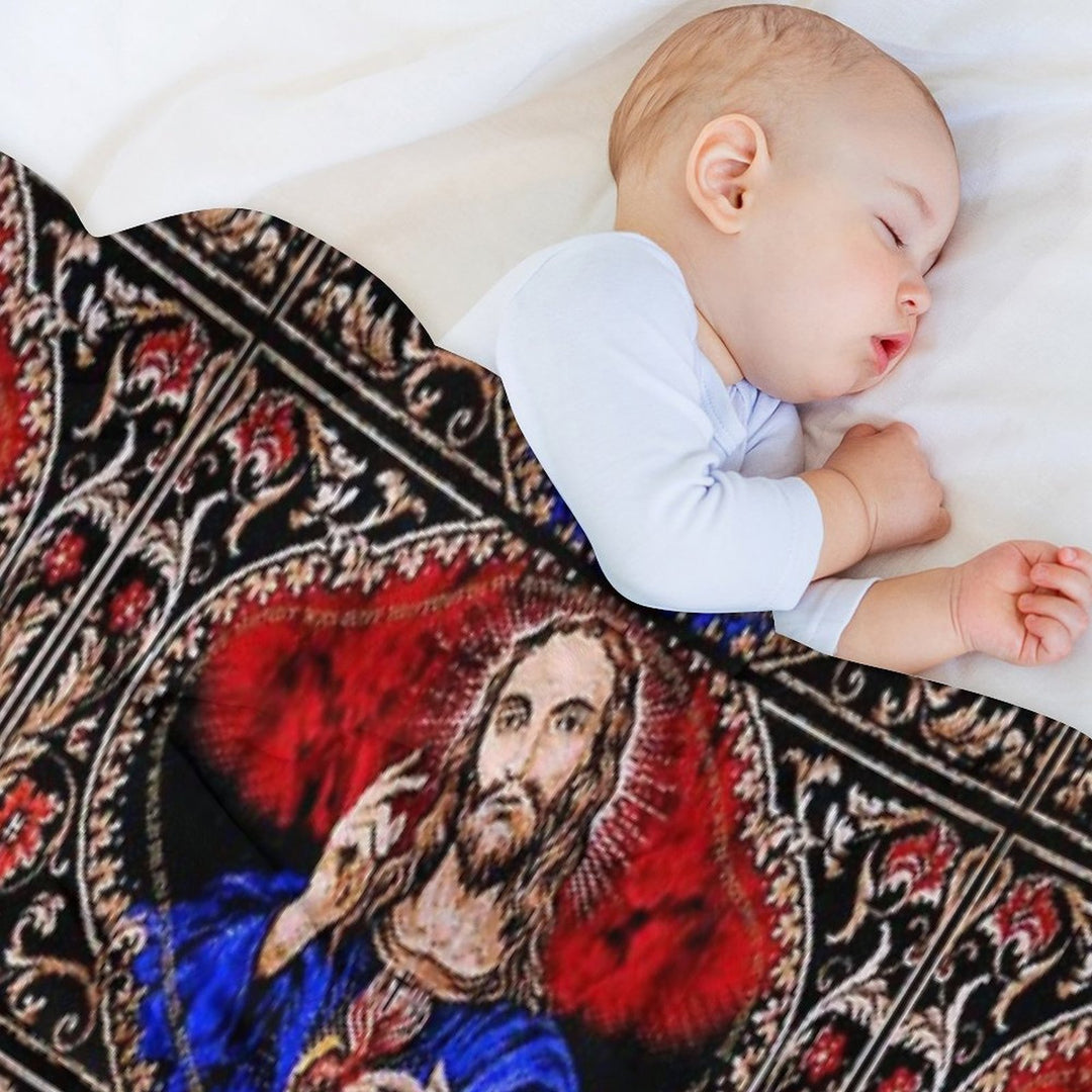 Father Ted Scared Sofa Throw Sustainable Throw Blanket