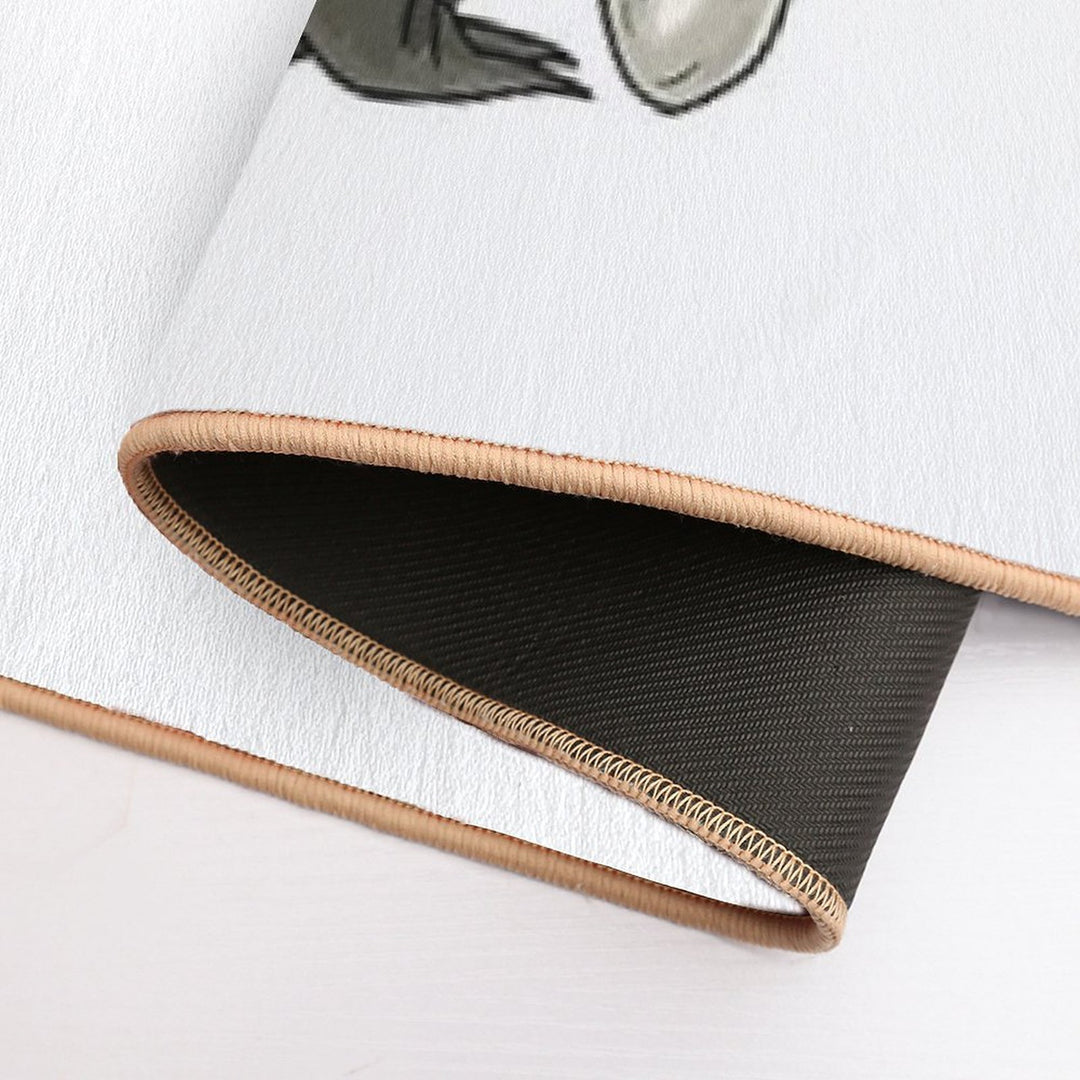 Whimsical Banjo Frog Music  High-Traffic Bath Mat