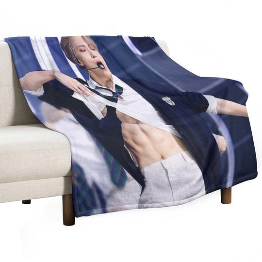 Ateez Seonghwa Premium Throw Blanket
