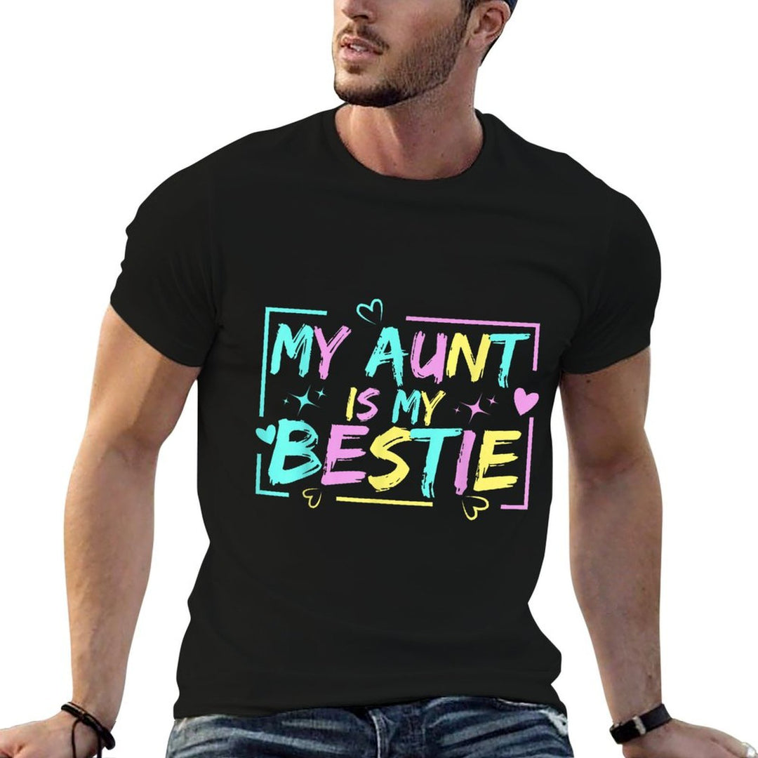 My Aunt Is My Bestie Aunt And Niece Matching  Slim-fit Cut T-Shirt
