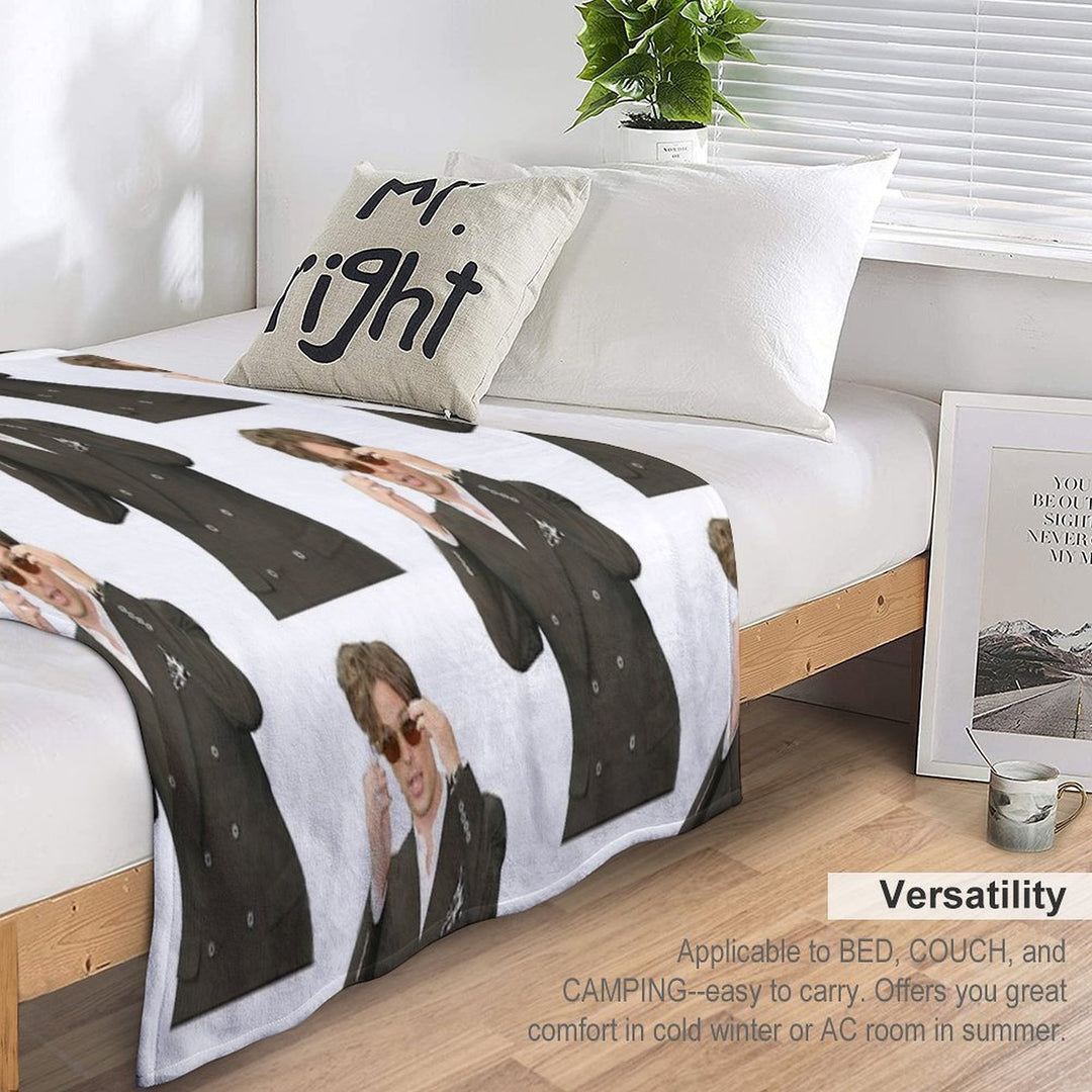 Matthew Gray Gubler Sustainable Throw Blanket