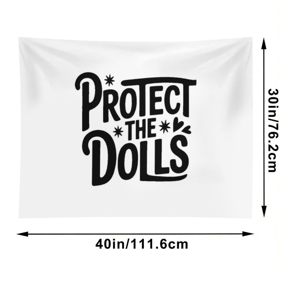 Protect The Dolls T-Shirt – Trans Rights Support Tee  LGBTQ+ Inclusive Pride Shirt Tapestry