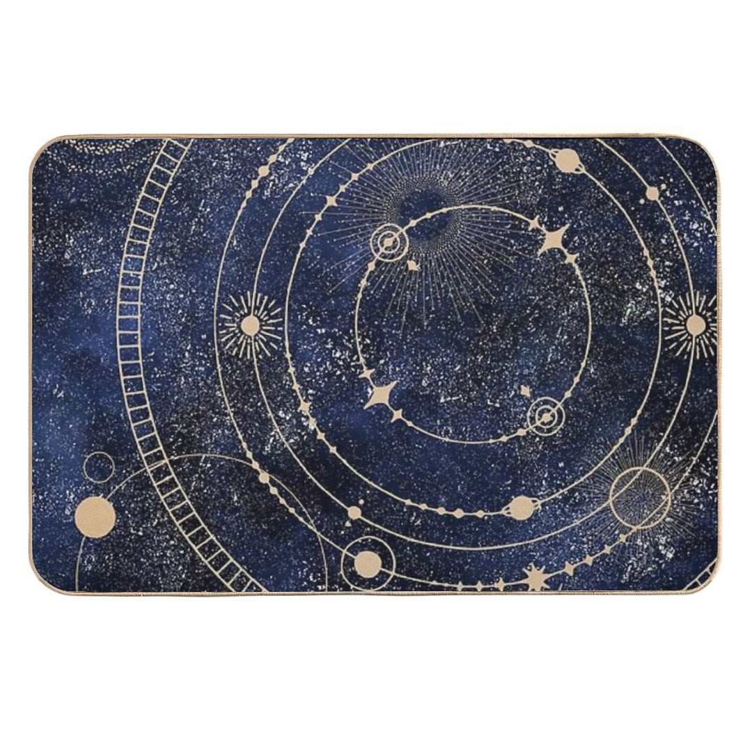Mystic Celestial Skies  Pet-Safe Bath Mat
